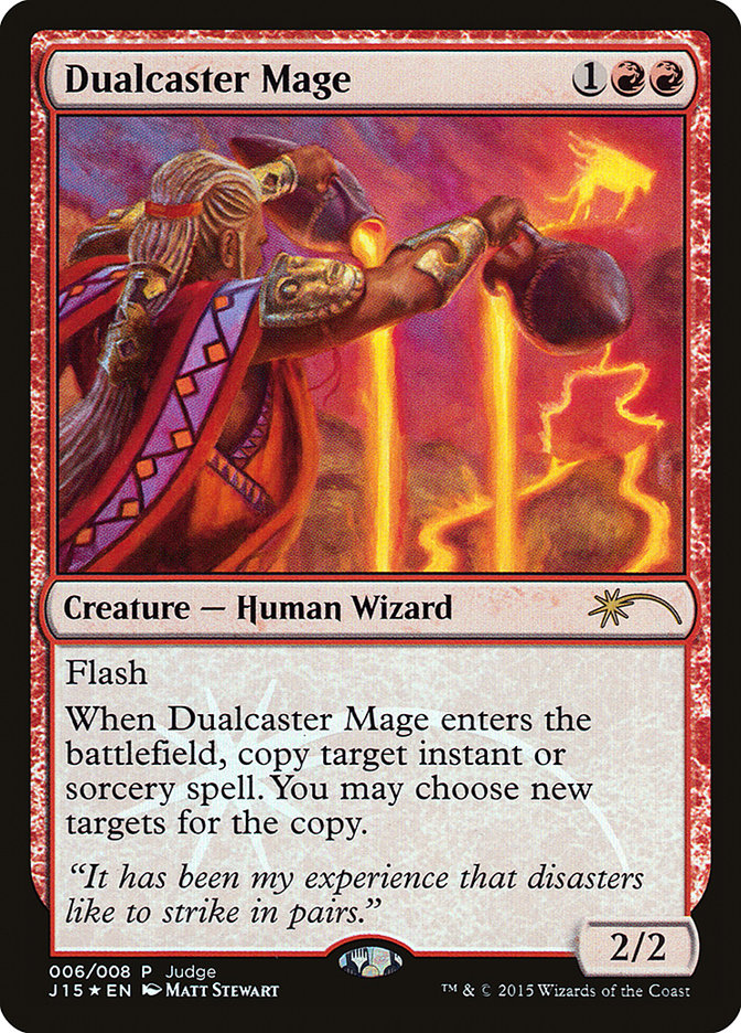 Dualcaster Mage [Judge Gift Cards 2015] | D20 Games