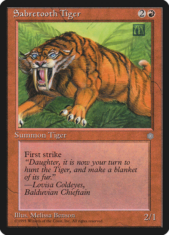 Sabretooth Tiger [Ice Age] | D20 Games