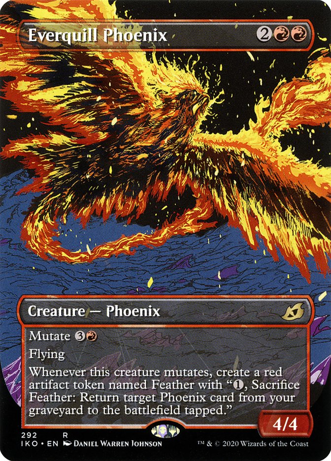 Everquill Phoenix (Showcase) [Ikoria: Lair of Behemoths] | D20 Games