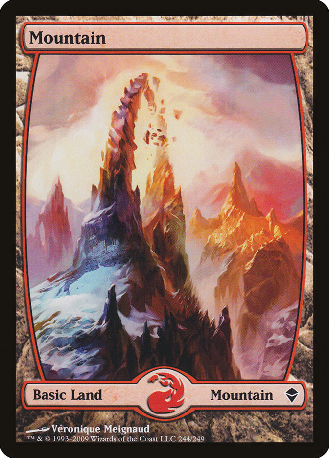 Mountain (244) [Zendikar] | D20 Games