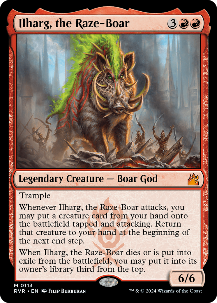 Ilharg, the Raze-Boar [Ravnica Remastered] | D20 Games