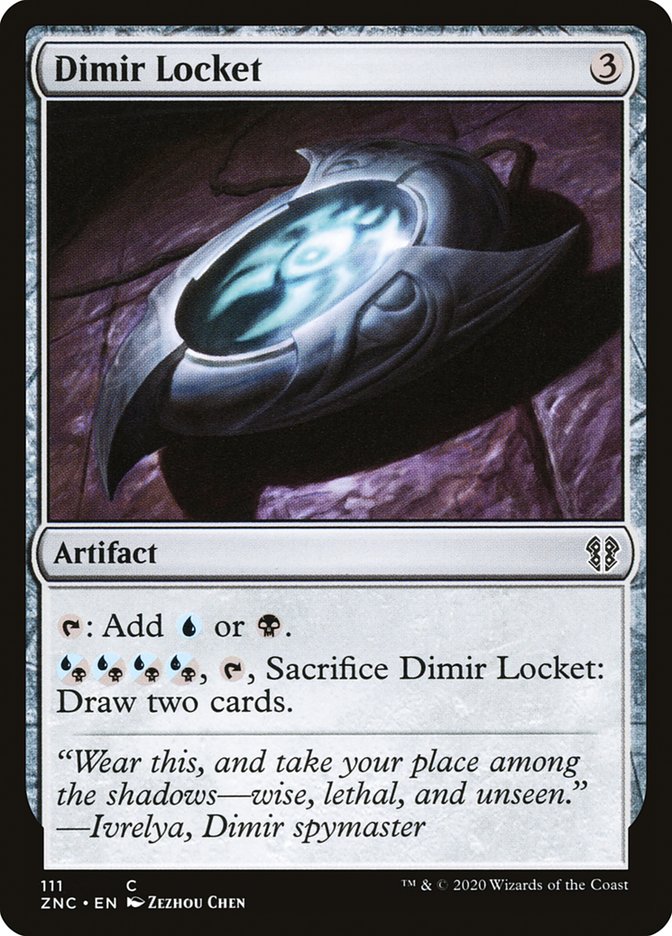 Dimir Locket [Zendikar Rising Commander] | D20 Games