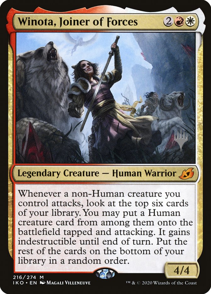 Winota, Joiner of Forces (Promo Pack) [Ikoria: Lair of Behemoths Promos] | D20 Games