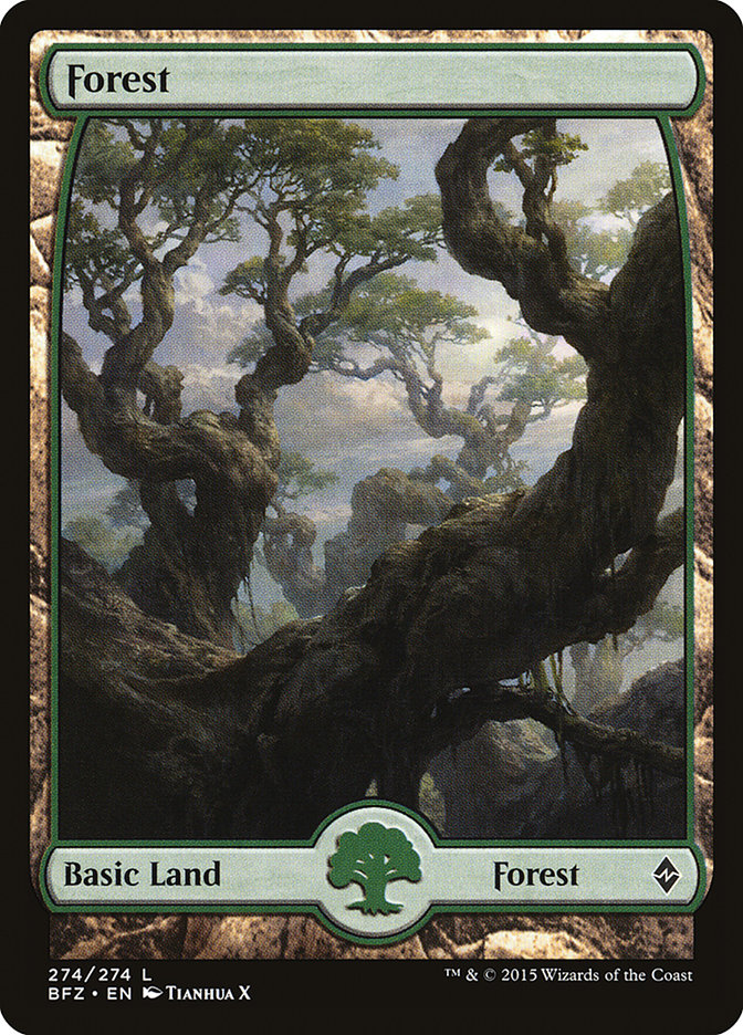 Forest (274) [Battle for Zendikar] | D20 Games