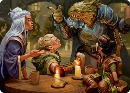 You Meet in a Tavern Art Card [Dungeons & Dragons: Adventures in the Forgotten Realms Art Series] | D20 Games