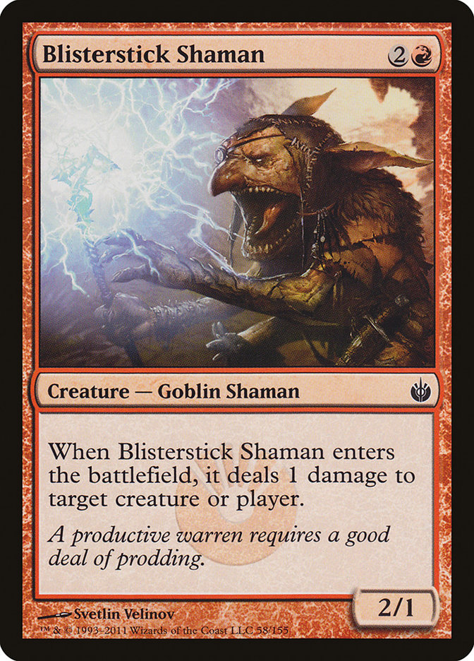 Blisterstick Shaman [Mirrodin Besieged] | D20 Games