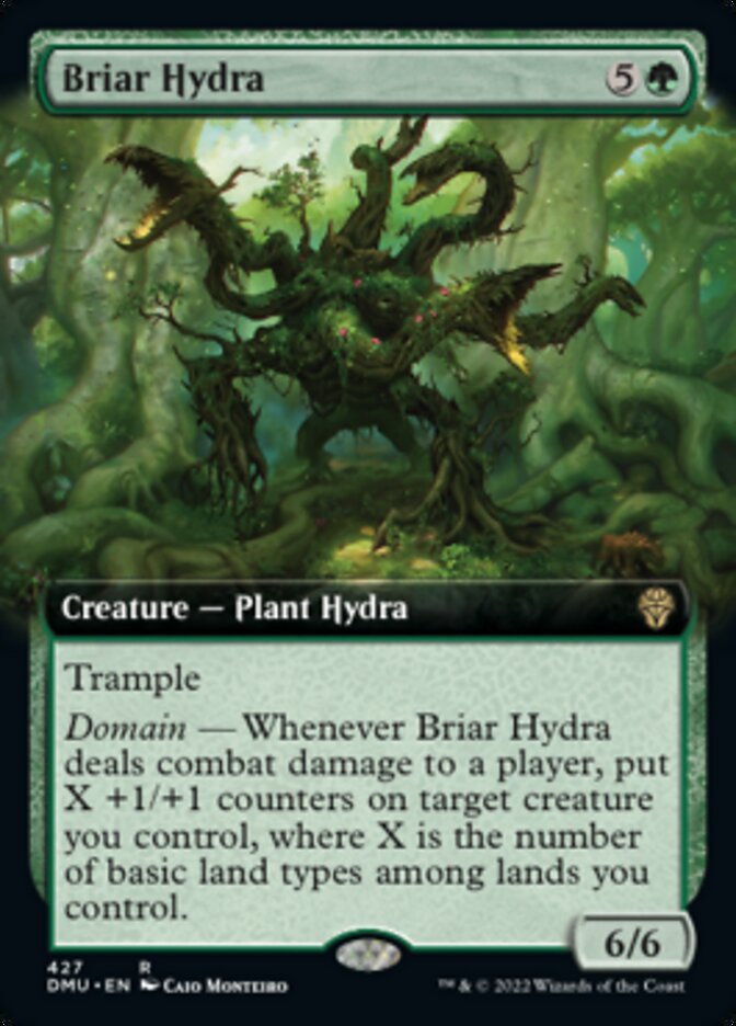 Briar Hydra (Extended Art) [Dominaria United] | D20 Games