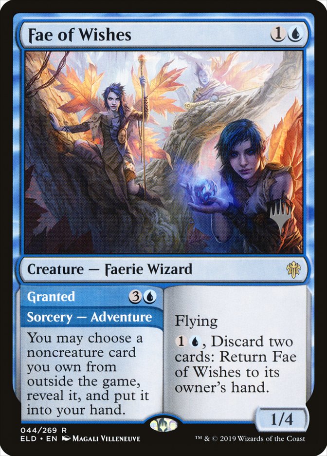Fae of Wishes // Granted (Promo Pack) [Throne of Eldraine Promos] | D20 Games