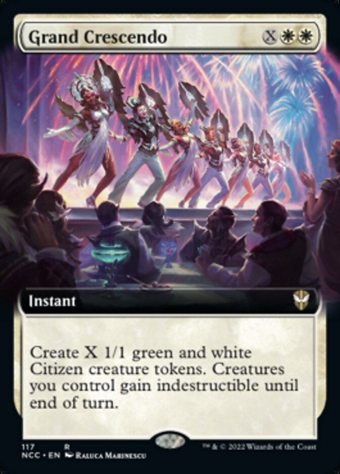 Grand Crescendo (Extended Art) [Streets of New Capenna Commander] | D20 Games