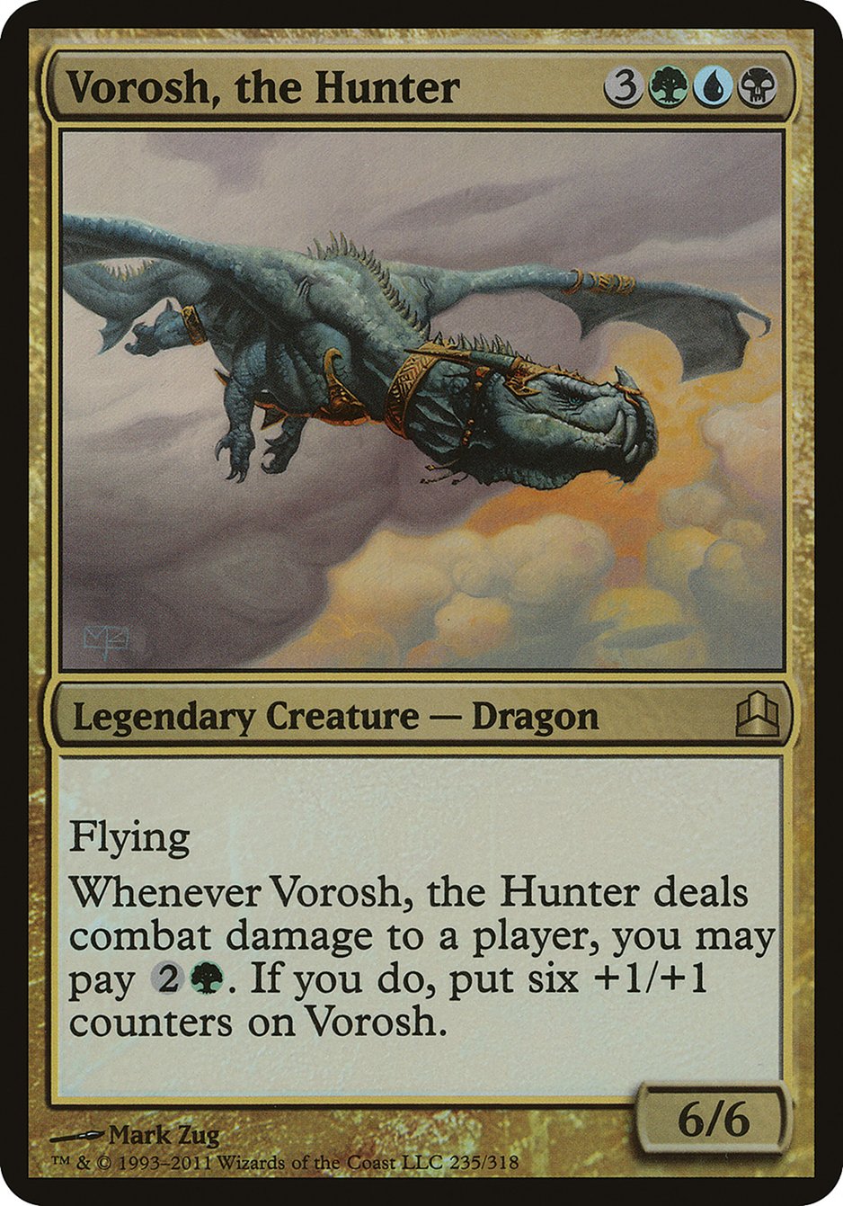 Vorosh, the Hunter (Oversized) [Commander 2011 Oversized] | D20 Games