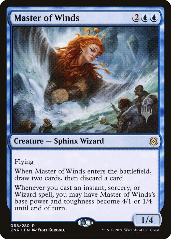 Master of Winds (Promo Pack) [Zendikar Rising Promos] | D20 Games