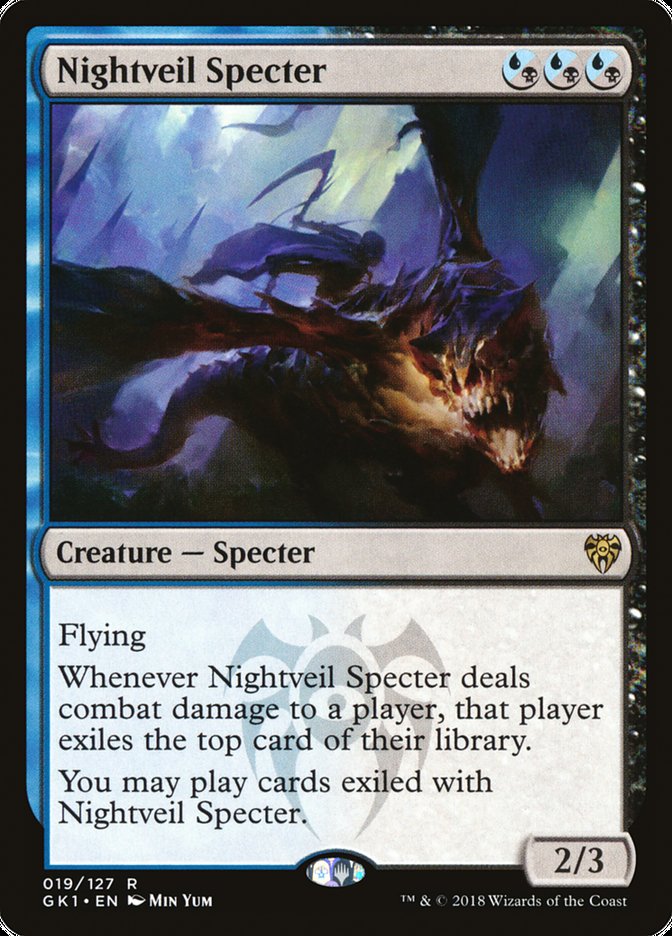 Nightveil Specter [Guilds of Ravnica Guild Kit] | D20 Games