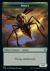 Spider // Insect Double-sided Token [Commander Legends: Battle for Baldur's Gate Tokens] | D20 Games