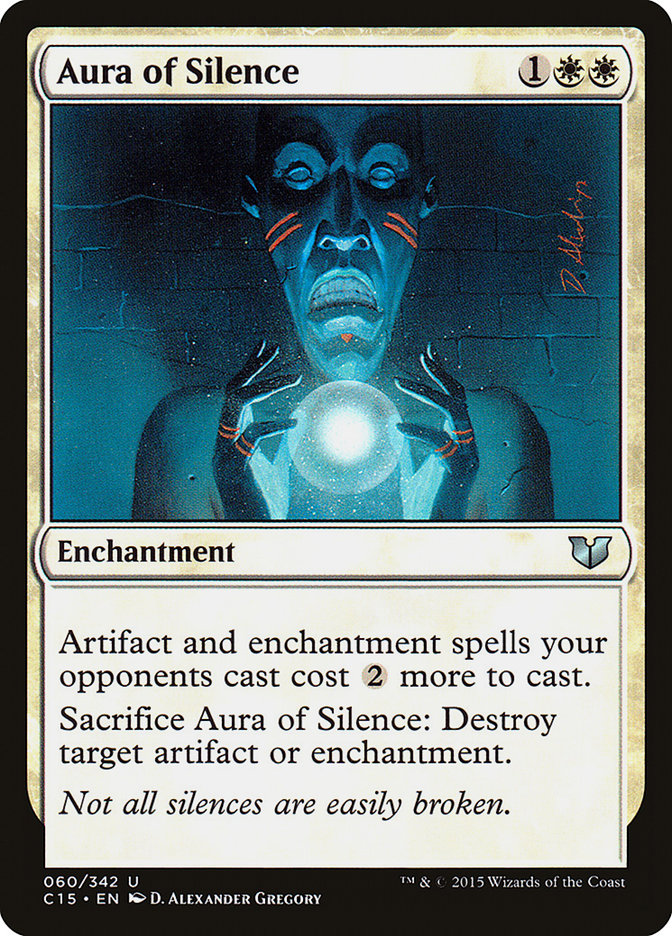 Aura of Silence [Commander 2015] | D20 Games