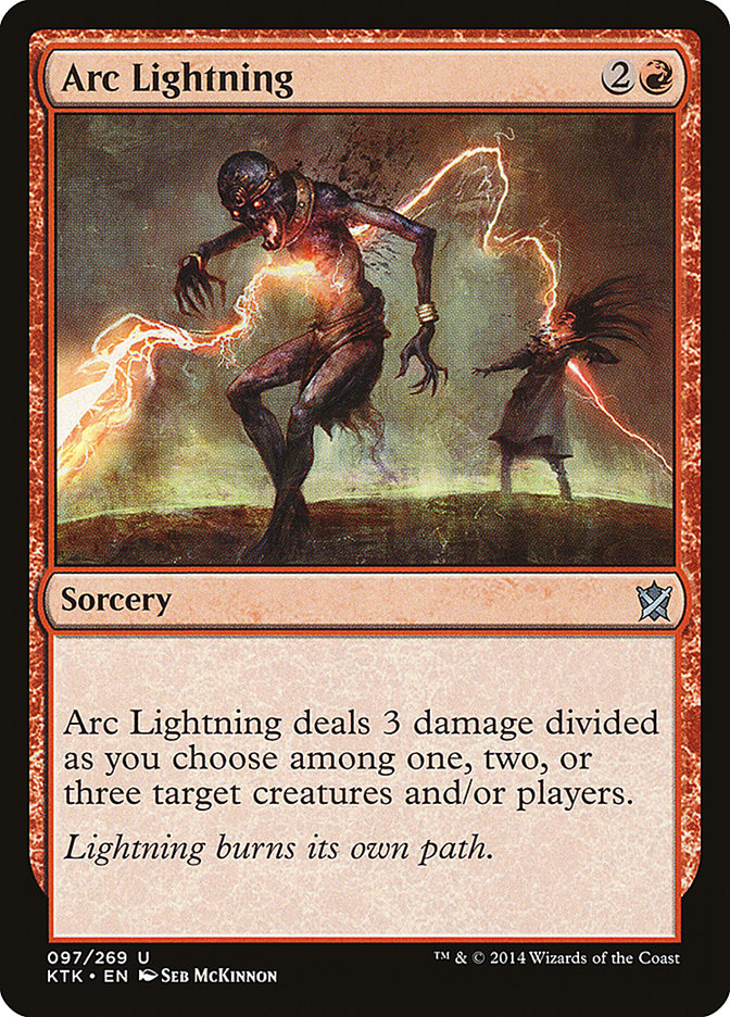Arc Lightning [Khans of Tarkir] | D20 Games