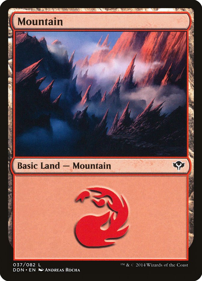 Mountain (37) [Duel Decks: Speed vs. Cunning] | D20 Games