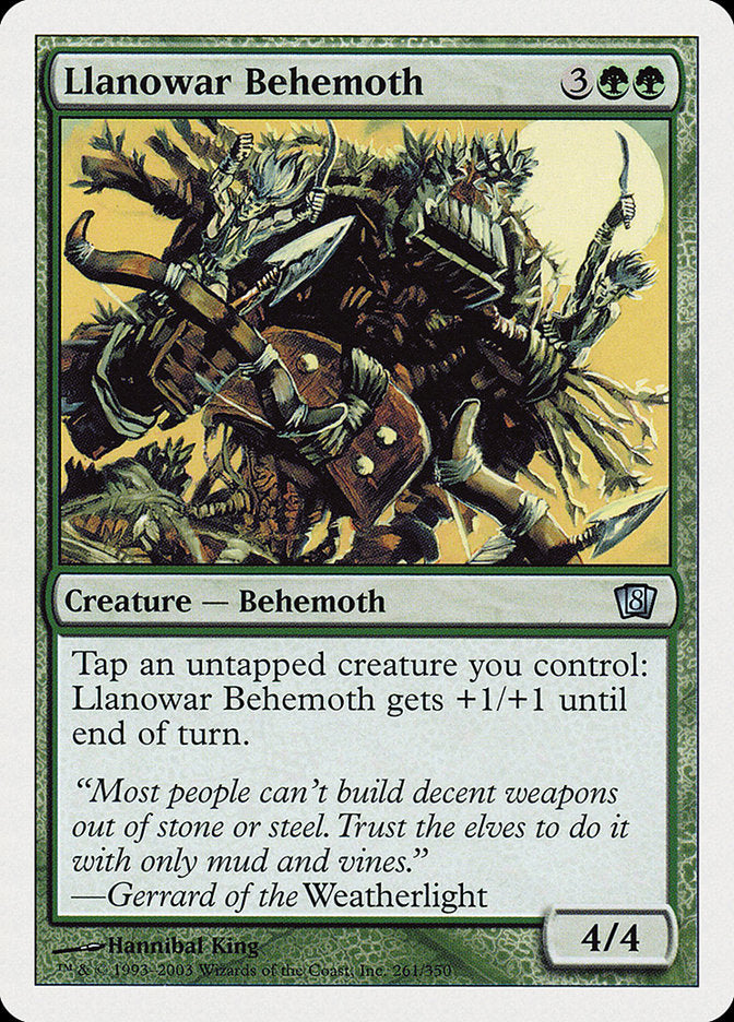 Llanowar Behemoth [Eighth Edition] | D20 Games
