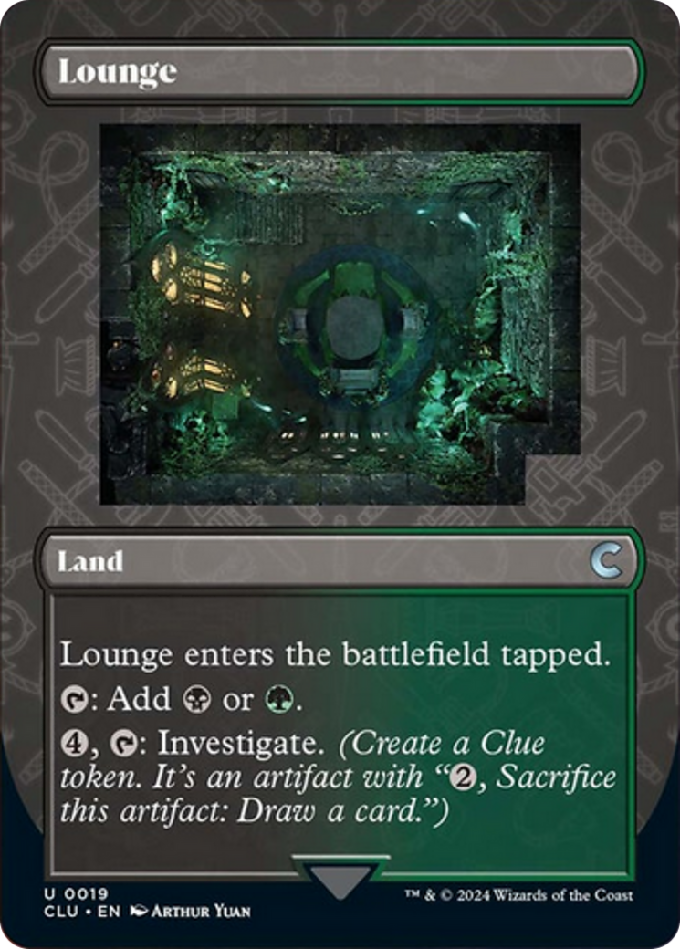 Lounge (Borderless) [Ravnica: Clue Edition] | D20 Games