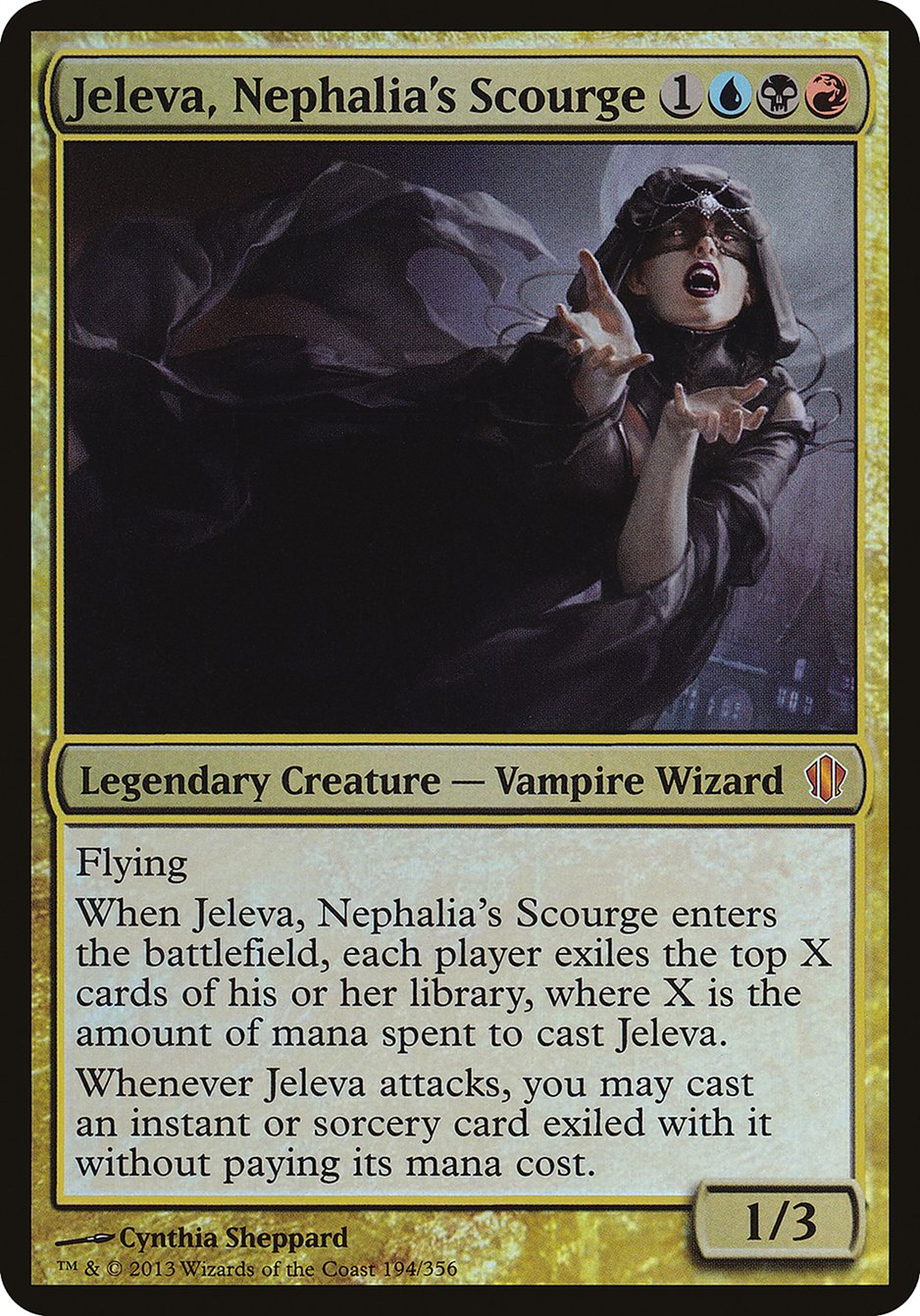 Jeleva, Nephalia's Scourge (Oversized) [Commander 2013 Oversized] | D20 Games