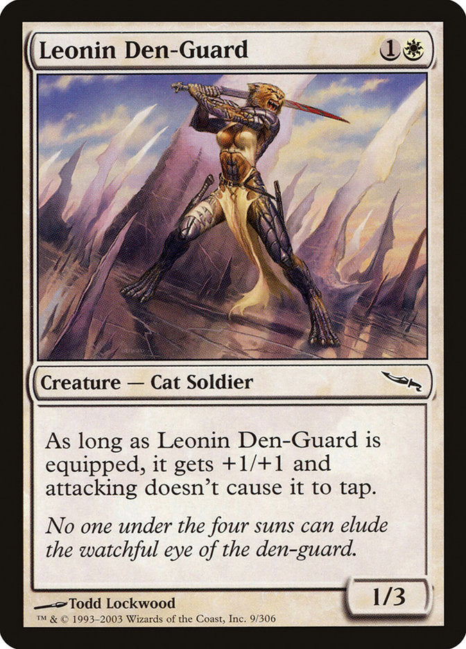 Leonin Den-Guard [Mirrodin] | D20 Games