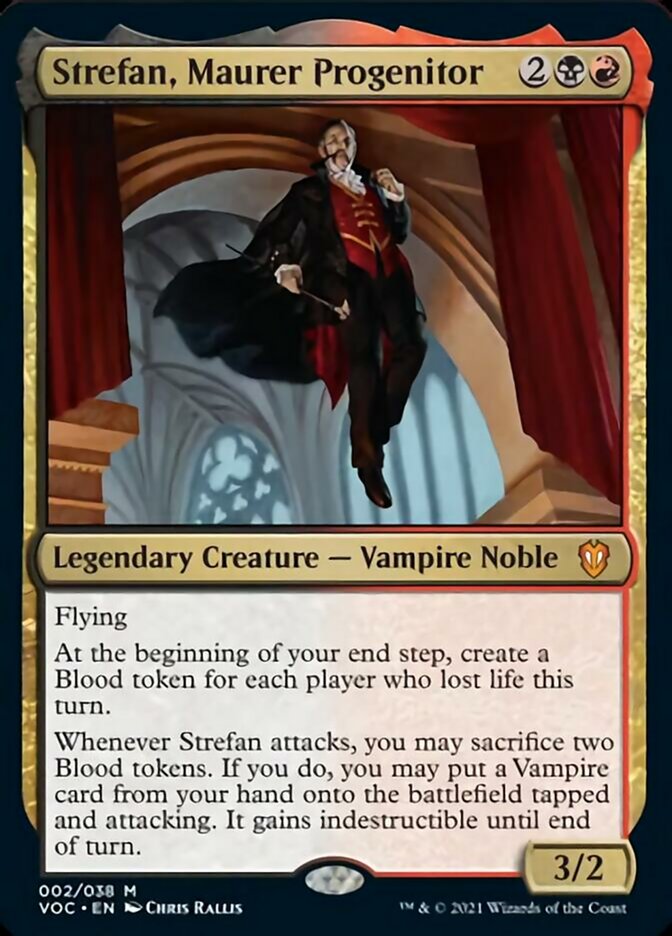 Strefan, Maurer Progenitor (Display Commander) [Innistrad: Crimson Vow Commander] | D20 Games