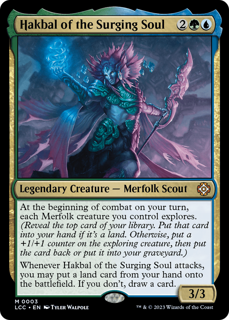 Hakbal of the Surging Soul [The Lost Caverns of Ixalan Commander] | D20 Games