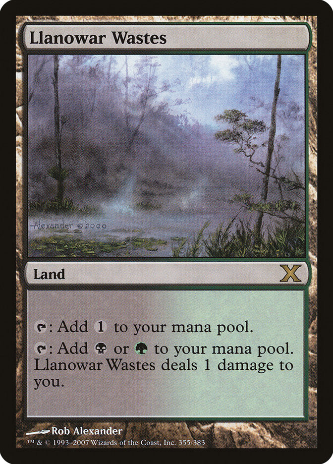 Llanowar Wastes [Tenth Edition] | D20 Games