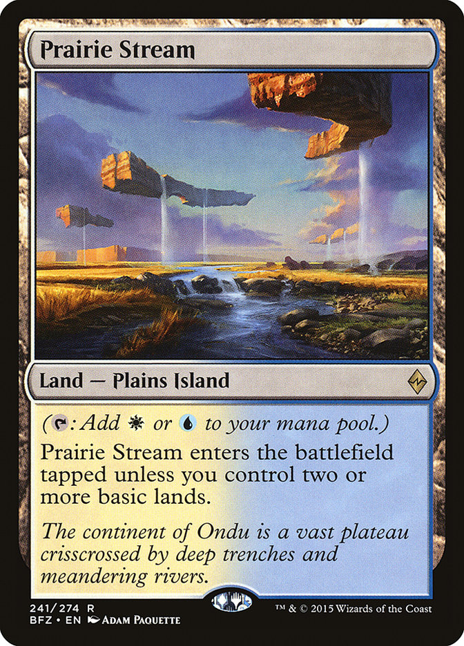Prairie Stream [Battle for Zendikar] | D20 Games