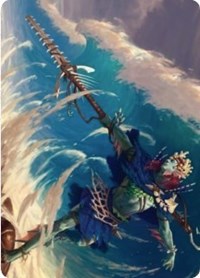 Tazeem Roilmage Art Card [Zendikar Rising Art Series] | D20 Games