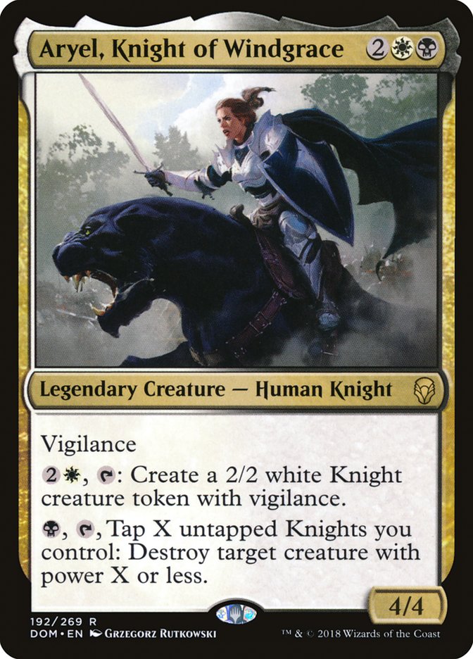 Aryel, Knight of Windgrace [Dominaria] | D20 Games