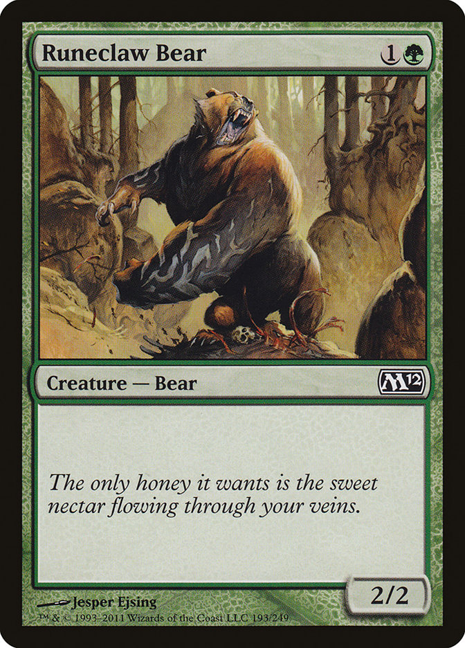 Runeclaw Bear [Magic 2012] | D20 Games