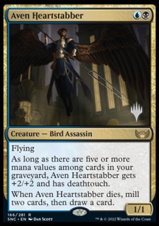 Aven Heartstabber (Promo Pack) [Streets of New Capenna Promos] | D20 Games