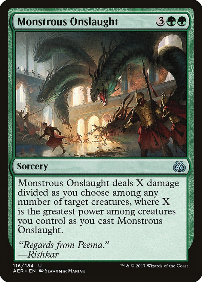 Monstrous Onslaught [Aether Revolt] | D20 Games