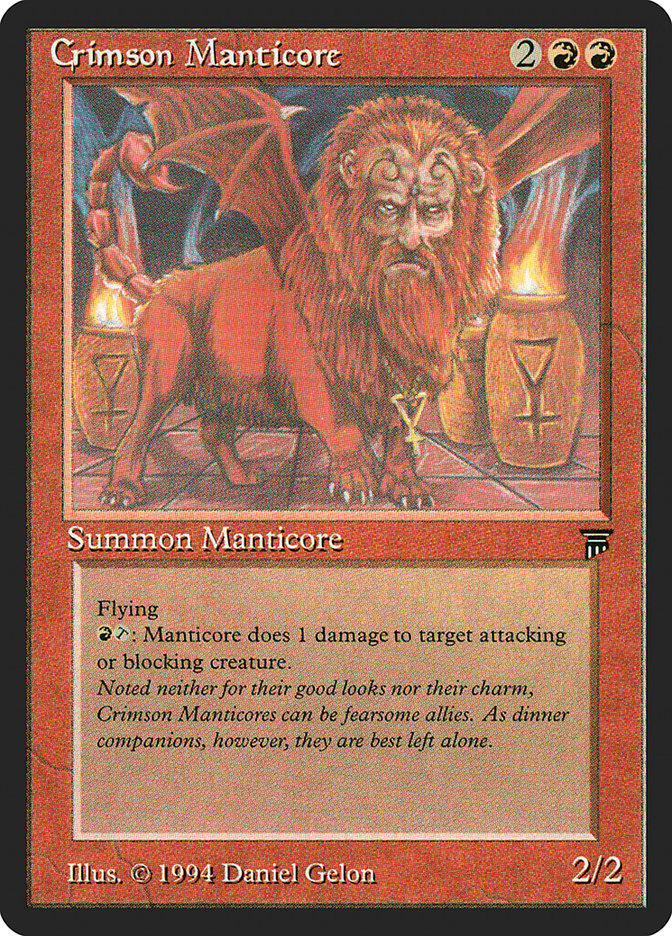 Crimson Manticore [Legends] | D20 Games