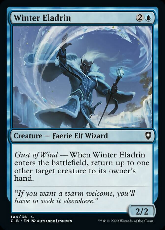 Winter Eladrin [Commander Legends: Battle for Baldur's Gate] | D20 Games