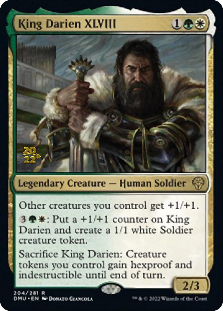 King Darien XLVIII [Dominaria United Prerelease Promos] | D20 Games