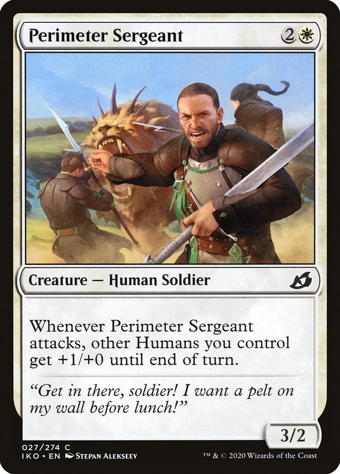 Perimeter Sergeant [Ikoria: Lair of Behemoths] | D20 Games