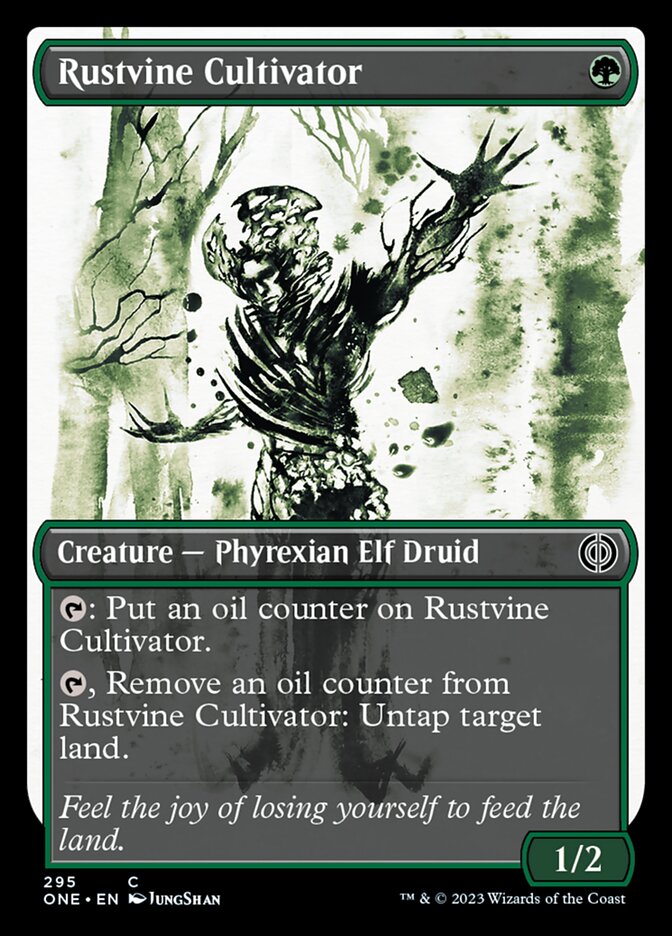 Rustvine Cultivator (Showcase Ichor) [Phyrexia: All Will Be One] | D20 Games