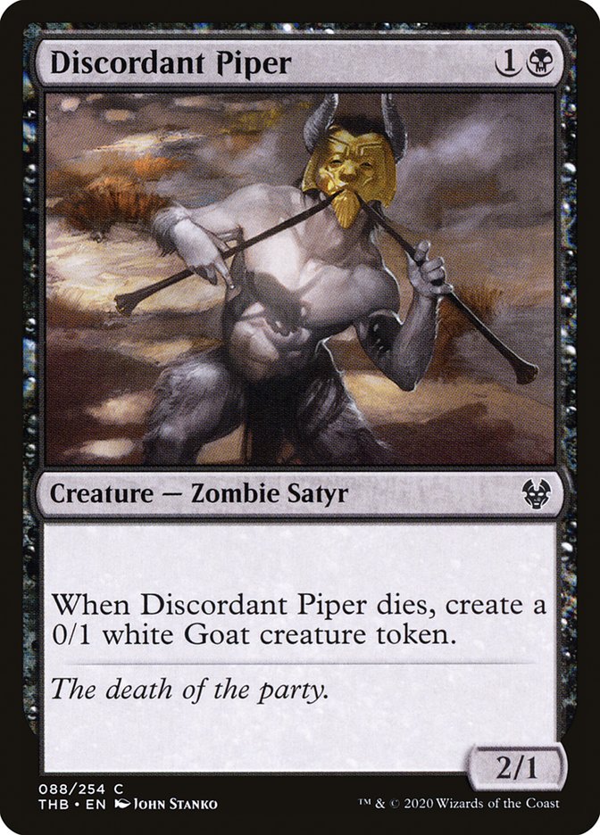 Discordant Piper [Theros Beyond Death] | D20 Games
