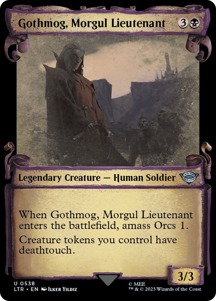 Gothmog, Morgul Lieutenant [The Lord of the Rings: Tales of Middle-Earth Showcase Scrolls] | D20 Games