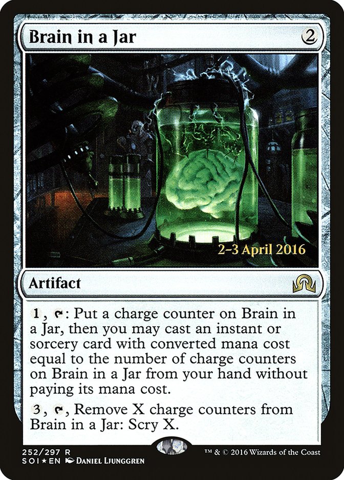 Brain in a Jar [Shadows over Innistrad Prerelease Promos] | D20 Games