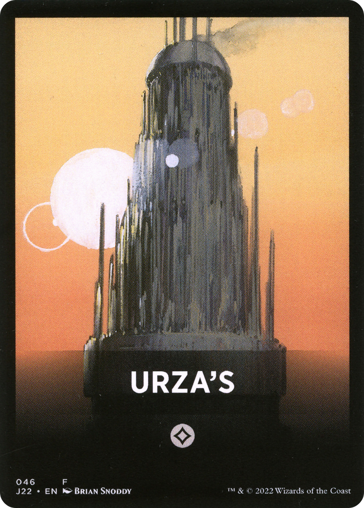 Urza's Theme Card [Jumpstart 2022 Front Cards] | D20 Games