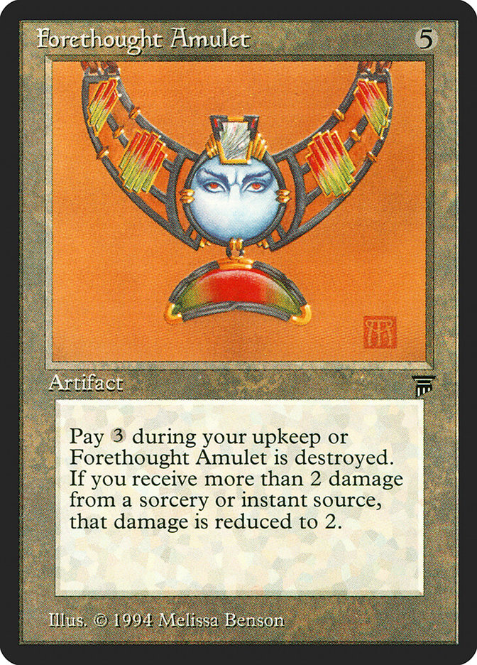 Forethought Amulet [Legends] | D20 Games