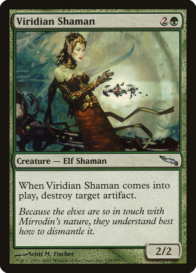 Viridian Shaman [Mirrodin] | D20 Games