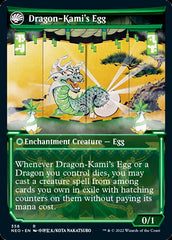 The Dragon-Kami Reborn // Dragon-Kami's Egg (Showcase Soft Glow) [Kamigawa: Neon Dynasty] | D20 Games