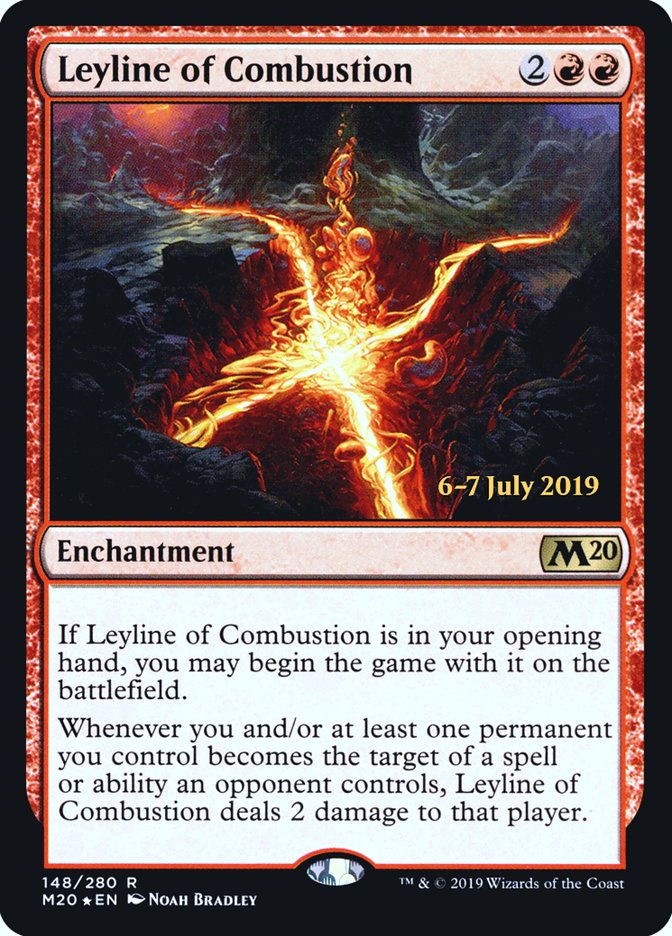 Leyline of Combustion  [Core Set 2020 Prerelease Promos] | D20 Games
