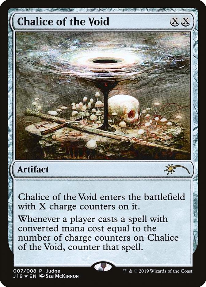 Chalice of the Void [Judge Gift Cards 2019] | D20 Games