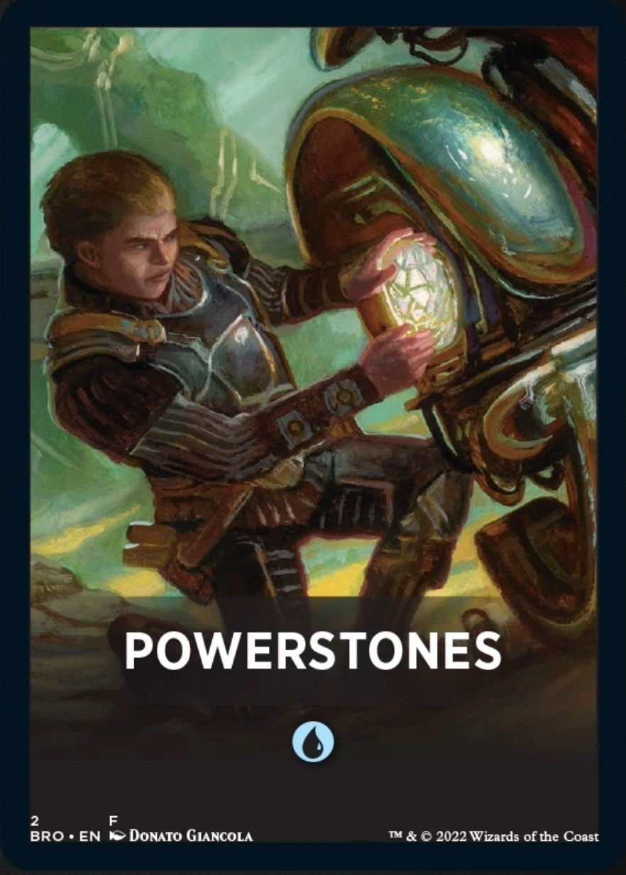 Powerstones Theme Card [The Brothers' War Tokens] | D20 Games