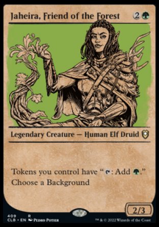 Jaheira, Friend of the Forest (Showcase) [Commander Legends: Battle for Baldur's Gate] | D20 Games