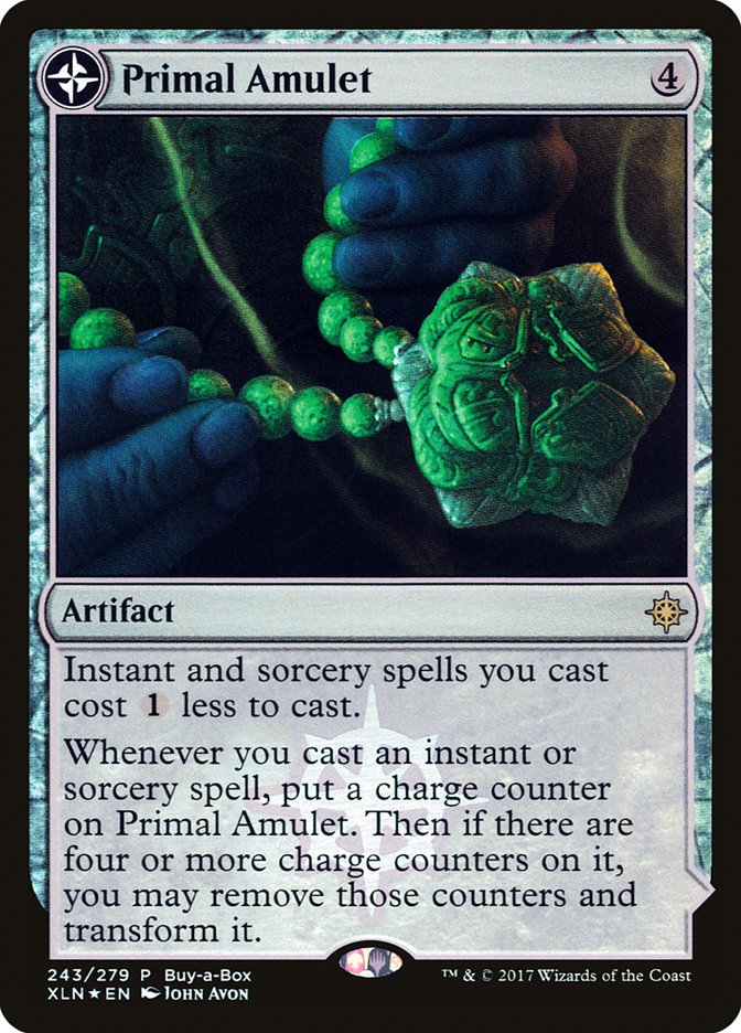 Primal Amulet // Primal Wellspring (Buy-A-Box) [Ixalan Treasure Chest] | D20 Games